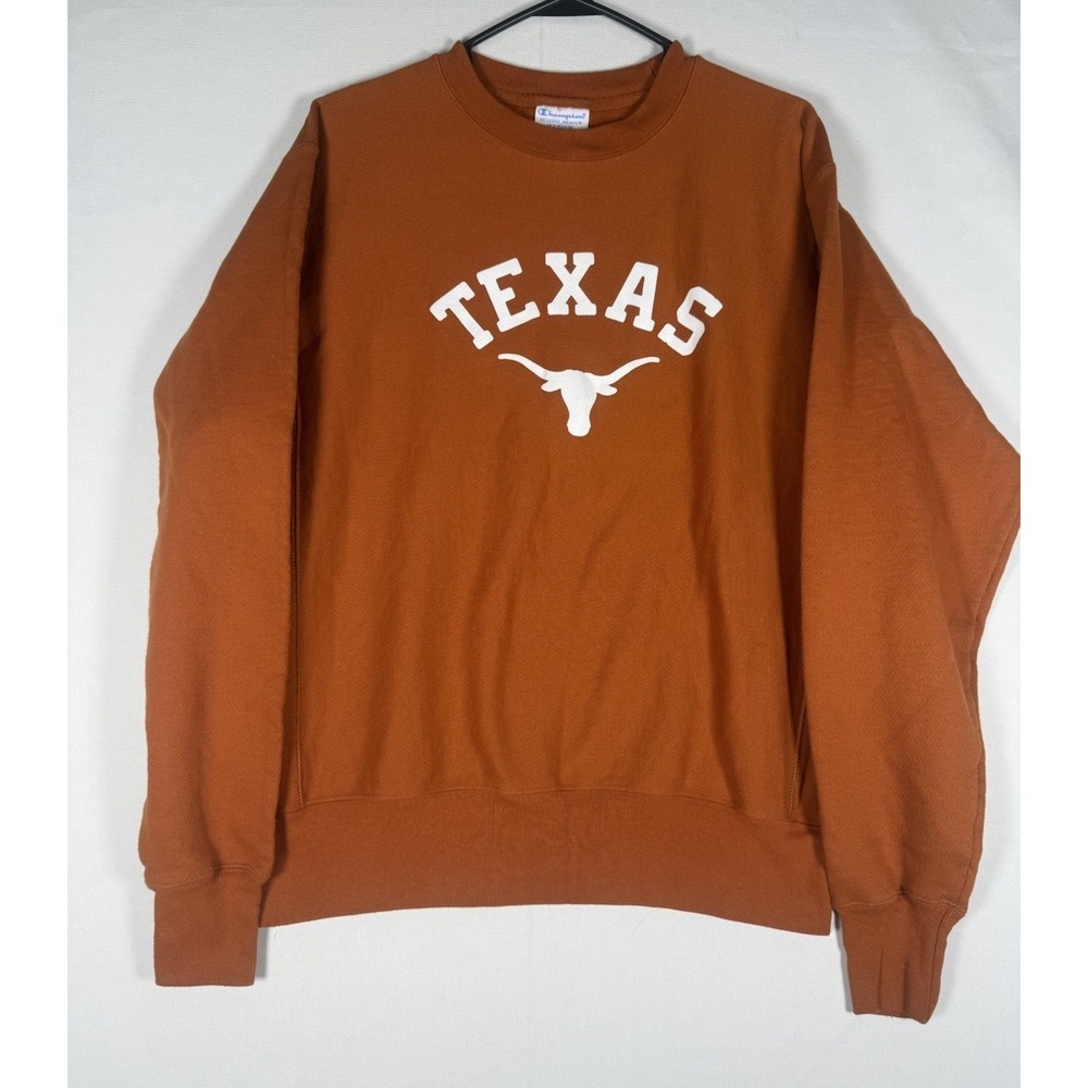 VTG Y2K Champion Reverse Weave University Of Texas Longhorns Sweatshirt Medium